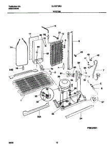 07 - System parts for Frigidaire Refrigerator GLRSF266JD0 from AppliancePartsPros.com