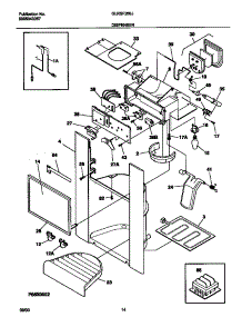 08 - Dispenser parts for Frigidaire Refrigerator GLRSF266JB1 from AppliancePartsPros.com