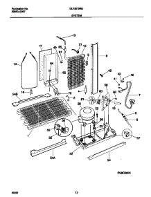 07 - System parts for Frigidaire Refrigerator GLRSF266JW1 from AppliancePartsPros.com