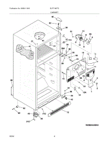 05 - Cabinet parts for Frigidaire Refrigerator GLRT183TDQ3 from AppliancePartsPros.com