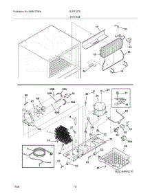 09 - System parts for Frigidaire Refrigerator GLRT13TEQ5 from AppliancePartsPros.com