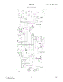 23 - Wiring Diagram parts for Frigidaire Refrigerator GLRS64ZEW8 from AppliancePartsPros.com