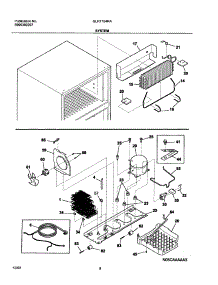 09 - System parts for Frigidaire Refrigerator GLRT184RAW4 from AppliancePartsPros.com
