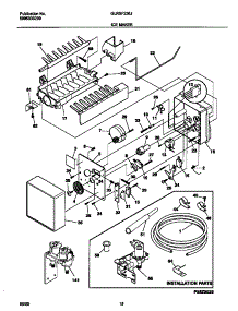 10 - Ice Maker parts for Frigidaire Refrigerator GLRSF236JB0 from AppliancePartsPros.com