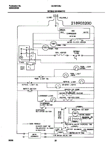 11 - Wiring Diagram parts for Frigidaire Refrigerator GLRSF236JB0 from AppliancePartsPros.com