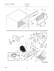 09 - System parts for Frigidaire Refrigerator GLRT188WDBC from AppliancePartsPros.com