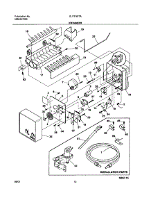 11 - Icemaker parts for Frigidaire Refrigerator GLRT187TAQ0 from AppliancePartsPros.com