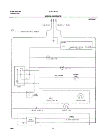 12 - Wiring Schematic parts for Frigidaire Refrigerator GLRT187TAQ0 from AppliancePartsPros.com
