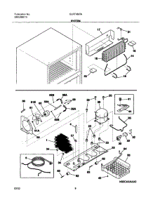 09 - System parts for Frigidaire Refrigerator GLRT186TAW2 from AppliancePartsPros.com