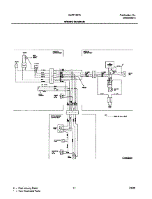 11 - Wiring Diagram parts for Frigidaire Refrigerator GLRT186TAW2 from AppliancePartsPros.com