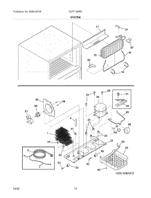 09 - System parts for Frigidaire Refrigerator GLRT188WDS4 from AppliancePartsPros.com