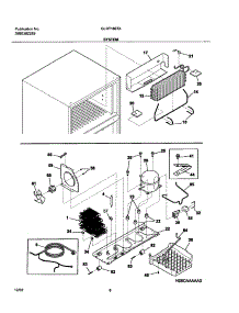 09 - System parts for Frigidaire Refrigerator GLRT186TAQ4 from AppliancePartsPros.com