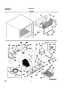 09 - System parts for Frigidaire Refrigerator GLRT214TCW0 from AppliancePartsPros.com