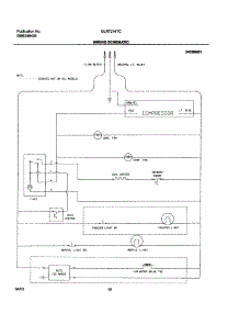 10 - Wiring Schematic parts for Frigidaire Refrigerator GLRT214TCW0 from AppliancePartsPros.com