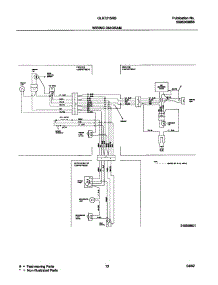 13 - Wiring Diagram parts for Frigidaire Refrigerator GLRT215RBB0 from AppliancePartsPros.com
