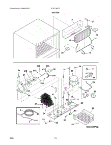 09 - System parts for Frigidaire Refrigerator GLRT185TDQ1 from AppliancePartsPros.com