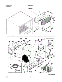 09 - System parts for Frigidaire Refrigerator GLRT184RAQ7 from AppliancePartsPros.com