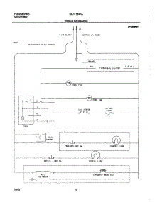 10 - Wiring Schematic parts for Frigidaire Refrigerator GLRT184RAQ7 from AppliancePartsPros.com