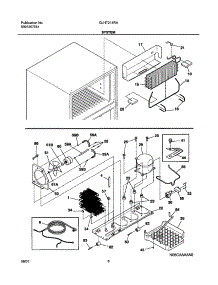 09 - System parts for Frigidaire Refrigerator GLHT214RAB0 from AppliancePartsPros.com
