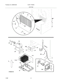 07 - System parts for Frigidaire Refrigerator GLRH1779GW3 from AppliancePartsPros.com