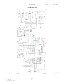 23 - Wiring Diagram parts for Frigidaire Refrigerator GLRS233ZDQ0 from AppliancePartsPros.com