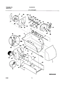 17 - Ice Container parts for Frigidaire Refrigerator GLRS237ZAW4 from AppliancePartsPros.com