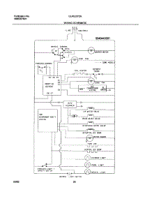 20 - Wiring Schematic parts for Frigidaire Refrigerator GLRS237ZAW4 from AppliancePartsPros.com