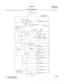 21 - Wiring Schematic parts for Frigidaire Refrigerator GLRS237ZAQ0 from AppliancePartsPros.com