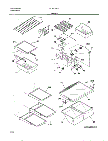 07 - Shelves parts for Frigidaire Refrigerator GLRT214RAW0 from AppliancePartsPros.com