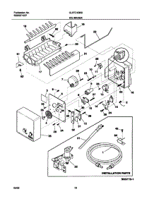 11 - Ice Maker parts for Frigidaire Refrigerator GLRT215RBB2 from AppliancePartsPros.com