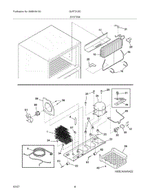 09 - System parts for Frigidaire Refrigerator GLRT212IDBB from AppliancePartsPros.com