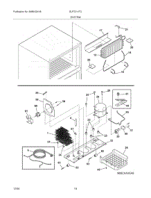 09 - System parts for Frigidaire Refrigerator GLRT214TCW9 from AppliancePartsPros.com