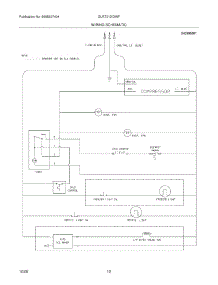 12 - Wiring Schematic parts for Frigidaire Refrigerator GLRT212IDWF from AppliancePartsPros.com