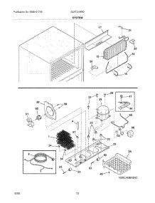 09 - System parts for Frigidaire Refrigerator GLRT218WDW9 from AppliancePartsPros.com