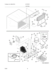 09 - System parts for Frigidaire Refrigerator GLRT83TES2 from AppliancePartsPros.com
