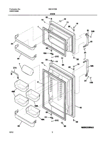 03 - Doors parts for Frigidaire Refrigerator GS21HTZBC0 from AppliancePartsPros.com