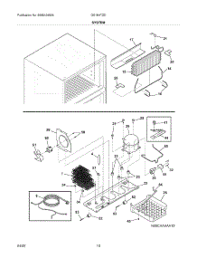 09 - System parts for Frigidaire Refrigerator GS18HTZDW4 from AppliancePartsPros.com