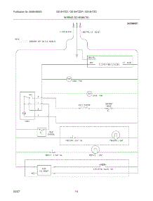 14 - Wiring Schematic parts for Frigidaire Refrigerator GS18HTZDPBB from AppliancePartsPros.com