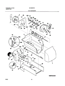 17 - Ice Container parts for Frigidaire Refrigerator GLRS267ZAB5 from AppliancePartsPros.com