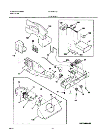 11 - Controls parts for Frigidaire Refrigerator GLRS267ZAW5 from AppliancePartsPros.com
