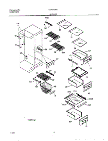09 - Shelves parts for Frigidaire Refrigerator GLRSF266JD2 from AppliancePartsPros.com