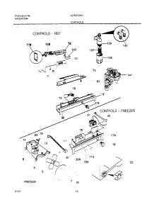11 - Controls parts for Frigidaire Refrigerator GLRSF266JD2 from AppliancePartsPros.com