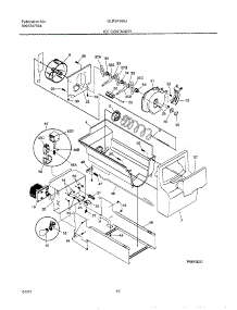 17 - Ice Container parts for Frigidaire Refrigerator GLRSF266JD2 from AppliancePartsPros.com