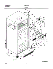 05 - Cabinet parts for Frigidaire Refrigerator GLRT180SAQ0 from AppliancePartsPros.com