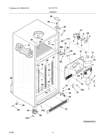 05 - Cabinet parts for Frigidaire Refrigerator GLRT217TDSA from AppliancePartsPros.com