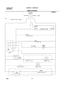 12 - Wiring Schematic parts for Frigidaire Refrigerator GS18HTZCQ2 from AppliancePartsPros.com