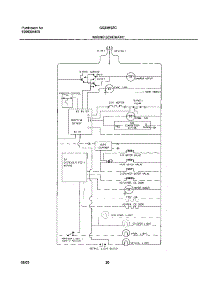 20 - Wiring Schematic parts for Frigidaire Refrigerator GS23HSZCW1 from AppliancePartsPros.com