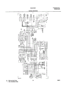 21 - Wiring Diagram parts for Frigidaire Refrigerator GS23HSZCW1 from AppliancePartsPros.com