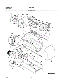 17 - Ice Container parts for Frigidaire Refrigerator GS26HSZBQ1 from AppliancePartsPros.com