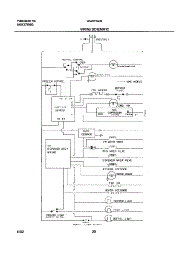 20 - Wiring Schematic parts for Frigidaire Refrigerator GS26HSZBQ1 from AppliancePartsPros.com